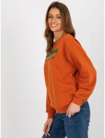 Dámska mikina MA BL 2205020 mikina.28P tmavo oranžová - FPrice