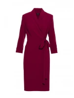 Dámske šaty S415 Bordeaux - Stylove Dámske šaty S415 Bordeaux - Stylove