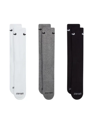 Ponožky Nike Everyday Plus Cushioned 3 páry biele, sivé, čierne SX6888 964 Ponožky Nike Everyday Plus Cushioned 3 páry biele, sivé, čierne SX6888 964
