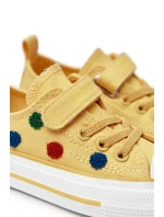 Dziecięce Trampki Na Rzep BIG STAR JJ374056 Żółte
