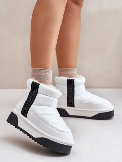 Niskie Śniegowce Na Grubej Podeszwie D.Franklin DFSH371011 Białe