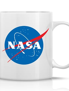 NASA - klasický biely keramický hrnček 300 ml