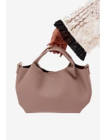 Bežová kabelka z imitace kůže Corisse
