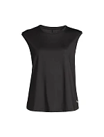 CASALL Laser Mesh Muscle Tank Black CASALL Laser Mesh Muscle Tank Black