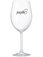 PAUSE - číry pohár na víno 350 ml