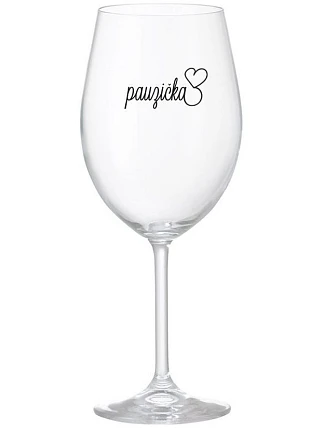 PAUSE - číry pohár na víno 350 ml