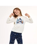Cornette Young Girl Pyjamas 978/189 Snowy Day length/r Christmas 134-164