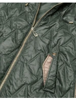Dámska ľahká vesta so zlatým zipsom Goodlookin khaki (B8586/B8587-11) Dámska ľahká vesta so zlatým zipsom Goodlookin khaki (B8586/B8587-11)