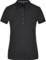 Daiber JN 707 Dámske polo tričko z pima piqué 02.0707 čierne Daiber JN 707 Dámske polo tričko z pima piqué 02.0707 čierne