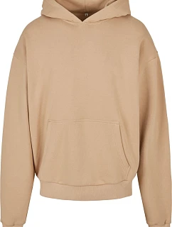 Build your Brand BY 162 Mikina s kapucňou z hrubej bavlny „Ultra Heavy“ 56.0162 union beige