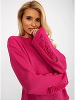 Sveter BA SW 8043.08X fuchsiový