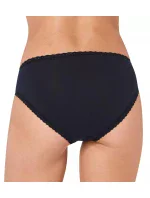 Dámske nohavičky sloggi 24/7 Cotton Lace Tai - čierne - SLOGGI