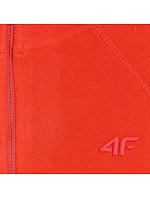Chlapčenská fleecová mikina 4F M058 červená 4FJWAW25UFLEM058 62S