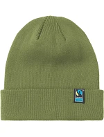 Neutral O 93055 Pletená čiapka z organického materiálu s certifikátom Fairtrade 77.9355 military