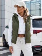 Dámska prešívaná vesta LIKEHUGS zelená FashionStreet TY4977