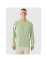 Pánske tričko s nadrozmernou potlačou a dlhým rukávom 4F 4FRAW24TLONM502-44S