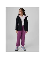 Softshellová bunda s vetruodolnou membránou 5000 pre dievčatá 4F 4FJRAW26TSOFF0738-20S Softshellová bunda s vetruodolnou membránou 5000 pre dievčatá 4F 4FJRAW26TSOFF0738-20S