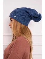 Fleecová čiapka Carolina K243 denim