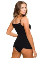 Čierna dámska košieľka Emili Rita XXL-XXXL Čierna dámska košieľka Emili Rita XXL-XXXL