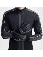 Zimné rukavice Rogelli ESSENTIAL HIVIS black S