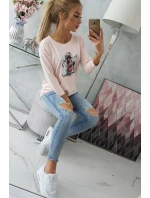 Blúzka s potlačou Original powder pink Blúzka s potlačou Original powder pink