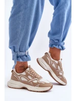 Damskie Buty Sportowe Beżowe Contiro