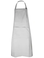 The One Towelling Apron Zásterka s náprsenkou 48.1048 biela
