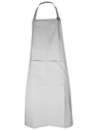 The One Towelling Apron Zásterka s náprsenkou 48.1048 biela