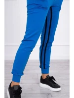 Súprava s dvojitým lemovaním nevädza modrá Súprava s dvojitým lemovaním nevädza modrá