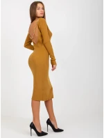Dámske šaty NM SK NG 2307 tmavo žlté
