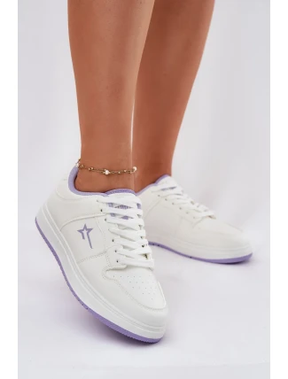 Dámske tenisky Big Star HI-POLY SYSTEM - bielo-fialové