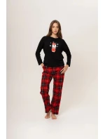 Dámske pyžamo 165/040 čierna s tučniakom - Karol