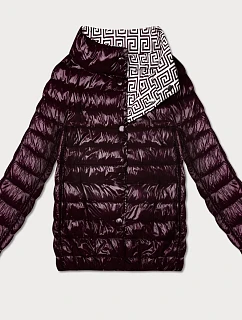 Ľahko zateplená obojstranná tmavofialová bunda Goodlookin (P21-7213/7212-295)