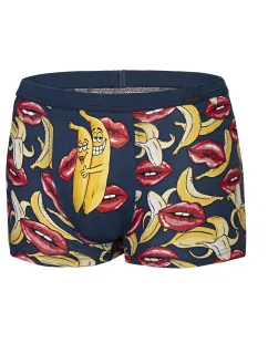 Boxerky Bananas 010/70 Jeans-Red-Yellow - Cornette