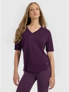 Dámske modalové tričko oversize 4F 4FRAW25TTSHF3283-50S