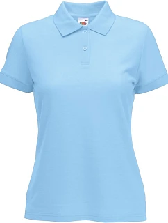 Fruit of the Loom Lady-Fit 65/35 Polo Dámske piqué polo 16.3212 sky blue