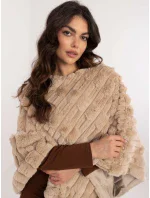 Pončo AT PN 2347.88 béžová