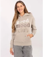 Mikina D10608BC02802A2NO light beige
