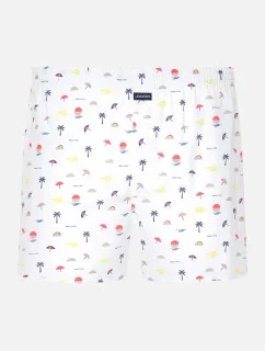 Pánske šortky 315200H 10A biele so vzorom - Jockey