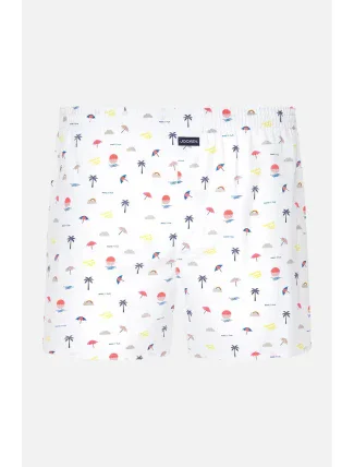 Pánske šortky 315200H 10A biele so vzorom - Jockey