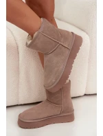 Dámske snežnice W5825 Brown - Sweet Shoes Dámske snežnice W5825 Brown - Sweet Shoes