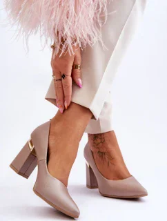 Lodičky na stĺpiku model 177681 Step in style