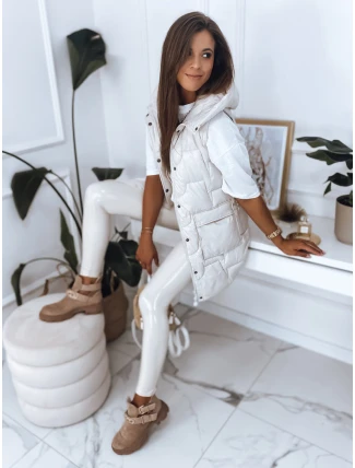 Dámska vesta WENDY white FashionStreet TY2829 Dámska vesta WENDY white FashionStreet TY2829