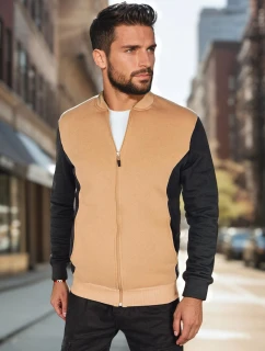 Pánska mikina na zips so stojacím golierom FashionStreet BX5903