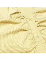 Bluzka z krótkim rękawem żółta w paski (SST16222D) Bluzka z krótkim rękawem żółta w paski (SST16222D)