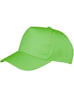 Result Headwear RC 084X 5-panelová čiapka 28.084X lime