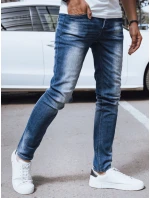 Pánske tmavomodré džínsové nohavice FashionStreet UX4227