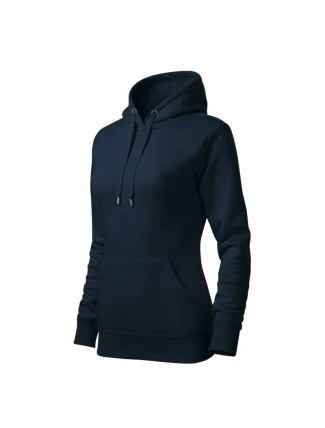 Malfini Cape Free W MLI-F1402 mikina s kapucňou tmavomodrá Malfini Cape Free W MLI-F1402 mikina s kapucňou tmavomodrá