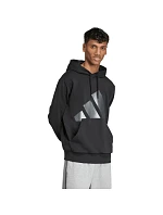 Pánska mikina adidas Holiday 3S Hoodie black JM1698 pánska