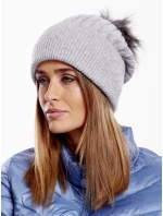 Dámska čiapka AT CZ 17230.43 sivá